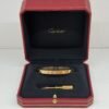 Pre-Owned/ Pre-Loved/ Second-Hand Cartier Classic Regular Love Bracelet, Bracelet in Yellow Gold Color, 17 Size, Front View