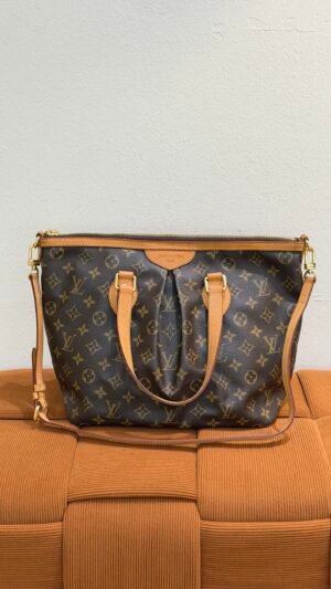 Pre-Owned/ Pre-Loved/ Second-Hand Louis Vuitton (LV) Palermo Tote PM, Bag in Monogram Color, 30 x 25 x 18 cm Size, Front View