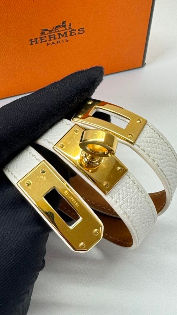 b202506471-hermes-double-kelly-bracelet-1 Hermes | Double Kelly Bracelet