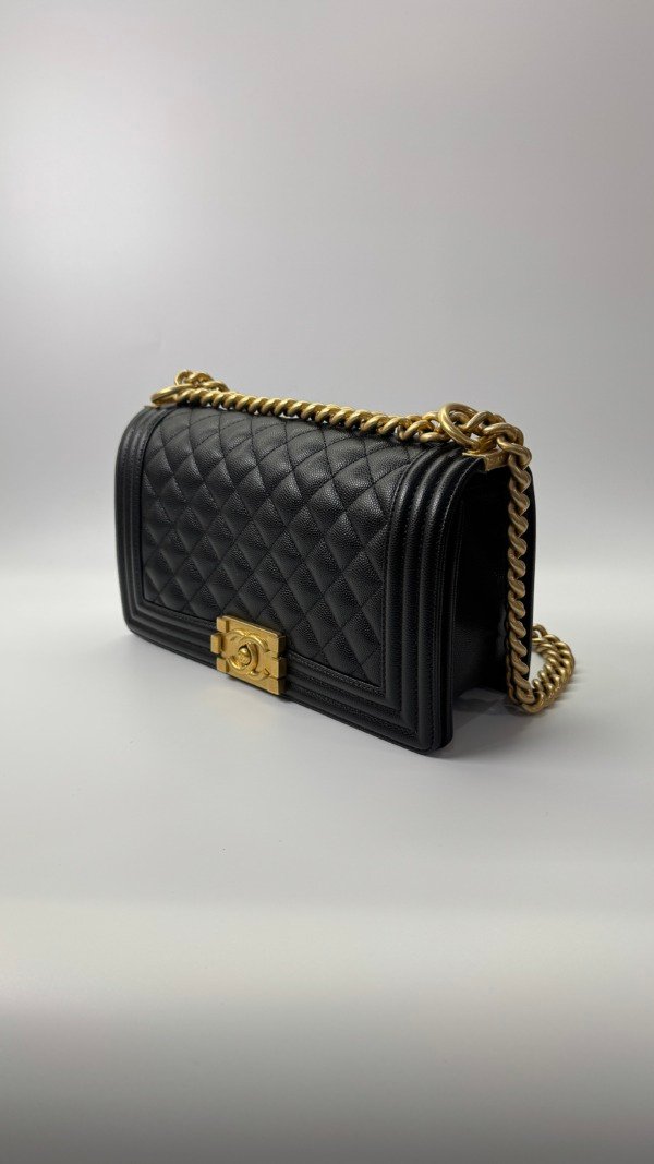 c202501505-chanel-old-medium-boy-caviar-3 Chanel | Old Medium Boy Caviar