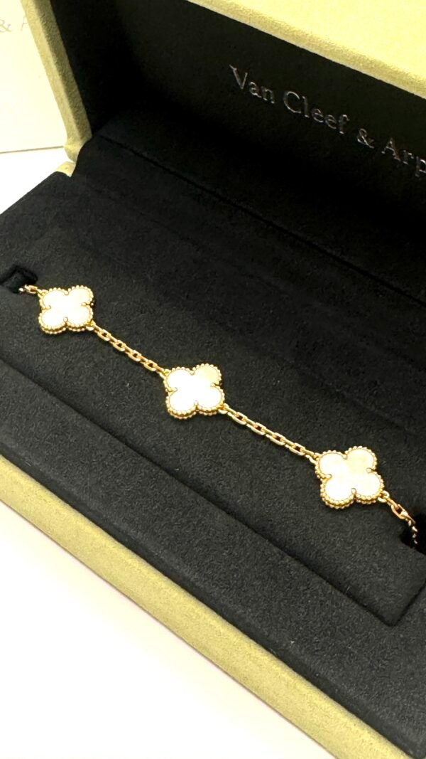 b202502598-van-cleef-arpels-vca-white-mother-of-pearl-bracelet-3 Van Cleef & Arpels (VCA) | White Mother of Pearl Bracelet