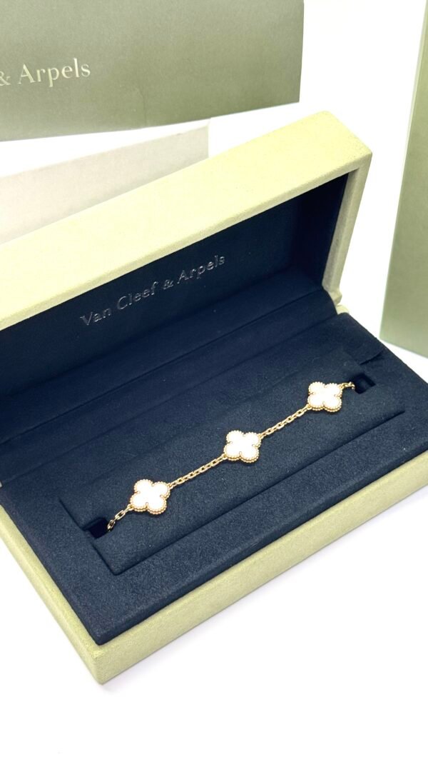 b202502598-van-cleef-arpels-vca-white-mother-of-pearl-bracelet-4 Van Cleef & Arpels (VCA) | White Mother of Pearl Bracelet