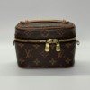 b202505570-louis-vuitton-lv-nice-nano-vanity-bag-adapted-with-chain-holder-1 Pre-Owned/ Pre-Loved/ Second-Hand Louis Vuitton (LV) Nice Nano Vanity Bag (adapted with chain holder), Bag in Monogram Color, 14 x 10.2 x 8.5 cm Size, Front View
