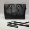 b202505571-louis-vuitton-lv-anton-briefcase-black-taiga-leather Pre-Owned/ Pre-Loved/ Second-Hand Louis Vuitton (LV) Anton Briefcase (Black Taiga Leather), Bag in Black, Silver Hardware Color, 39 x 29 x 5 cm Size, Front View
