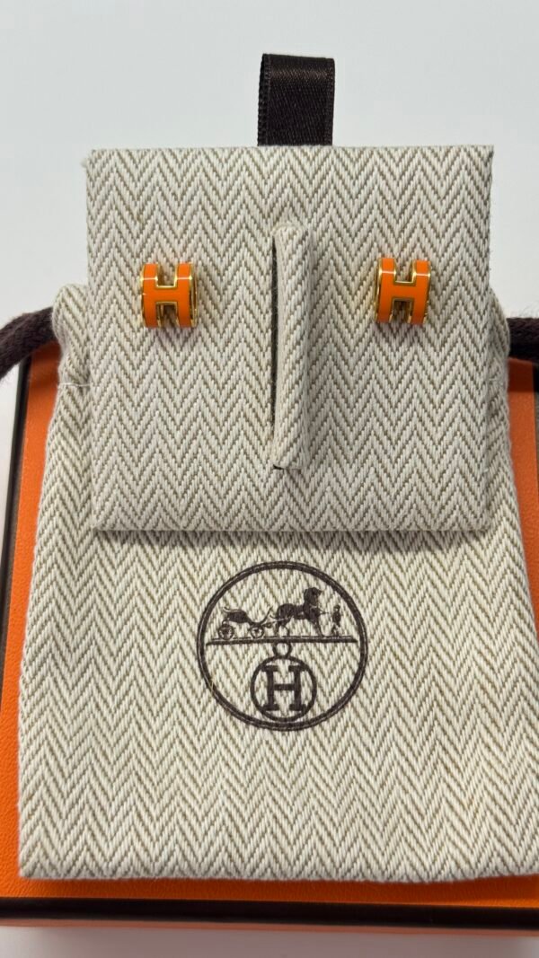 b202506541-hermes-mini-pop-h-earrings-1 Hermes | Mini Pop H Earrings