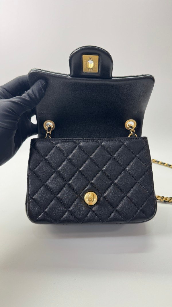c202501600-chanel-mini-rectangle-cc-adjustable-strap-6 Chanel | Mini Square CC Adjustable Strap