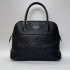 c202506559-hermes-bolide-31-clemence Pre-Owned/ Pre-Loved/ Second-Hand Hermes Bolide 31 Clemence, Bag in Black, Silver Hardware Color, 31 Size, Front View