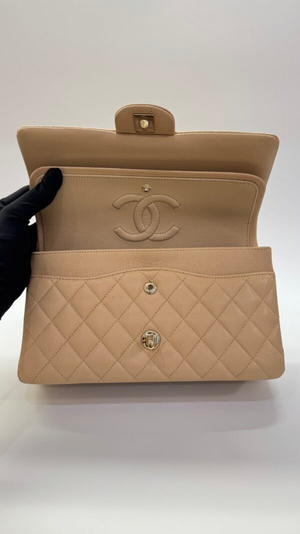 b202501511-chanel-medium-classic-flap-cavair-11 Chanel | Medium Classic Flap Cavair