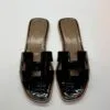 b202506634-hermes-oran-sandals-alligator-1 Hermes | Oran Sandals Alligator