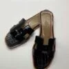 b202506634-hermes-oran-sandals-alligator-2 Hermes | Oran Sandals Alligator