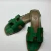 Hermes | Oran Sandals Alligator