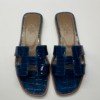 b202506640-hermes-oran-sandals-alligator-1 Hermes | Oran Sandals Alligator
