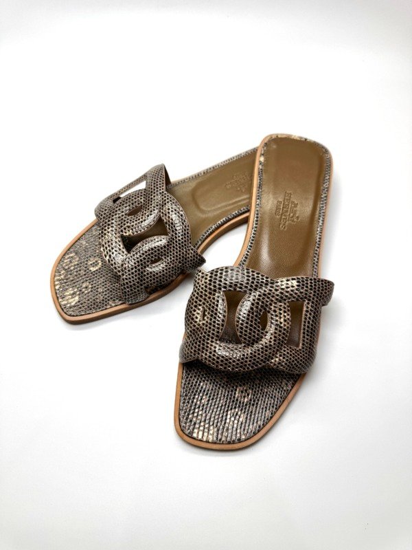 Hermes | Omaha Sandals Lizzard