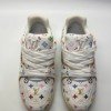 c202505651-louis-vuitton-lv-lv-x-takashi-murakami-trainer-sneaker-multi-colour Pre-Owned/ Pre-Loved/ Second-Hand Louis Vuitton (LV) LV x Takashi Murakami Trainer Sneaker Multi Colour, Shoe in White Color, 37 Size, Front View