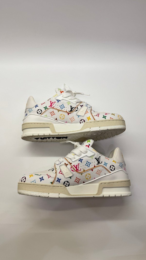 c202505651-louis-vuitton-lv-lv-x-takashi-murakami-trainer-sneaker-multi-colour-3 Louis Vuitton (LV) | LV x Takashi Murakami Trainer Sneaker Multi Colour