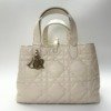 b202513474-dior-toujours-medium-calfskin Pre-Owned/ Pre-Loved/ Second-Hand Dior Toujours Medium (Calfskin), Bag in Beige, Gold Hardware Color, Medium Size, Front View