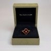 b202602725-van-cleef-arpels-vca-diamond-carnelian-alhambra-ring-4 Van Cleef & Arpels (VCA) | Diamond Carnelian Alhambra Ring