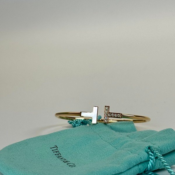 Tiffany & Co. | Diamond T Wire Bracelet