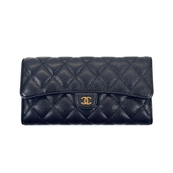Chanel | Classic Long Wallet Caviar