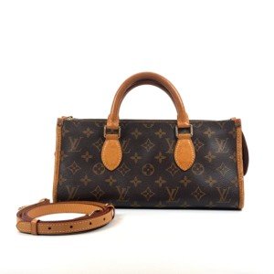 Pre-Owned/ Pre-Loved/ Second-Hand Louis Vuitton (LV) Popincourt Top Handle, Bag in Monogram Color,  Size, Front View