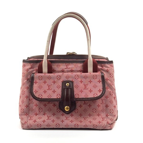 c202605821-louis-vuitton-lv-denim-mini-lin Pre-Owned/ Pre-Loved/ Second-Hand Louis Vuitton (LV) Denim Mini Lin, Bag in Pink Color, Size, Front View