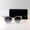 Pre-Owned/ Pre-Loved/ Second-Hand Chanel Square Sunglasses, Others in White Color,  Size, Front View
