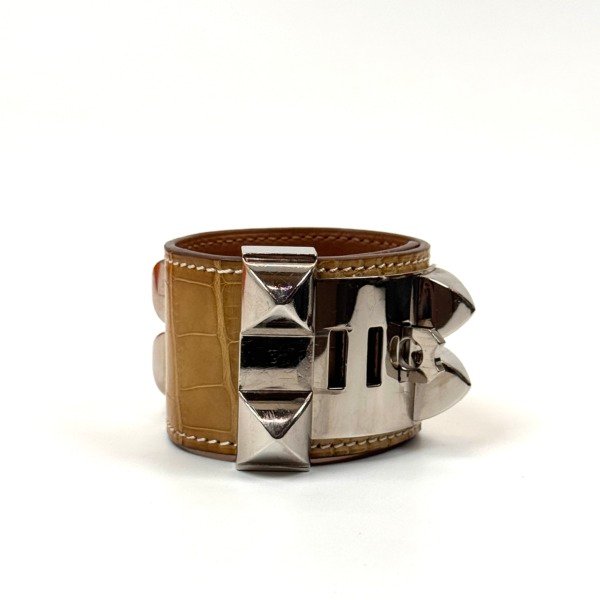 b202606825-hermes-alligator-cdc-collier-de-chien-bracelet-2 Hermes | Alligator CDC Collier de Chien Bracelet