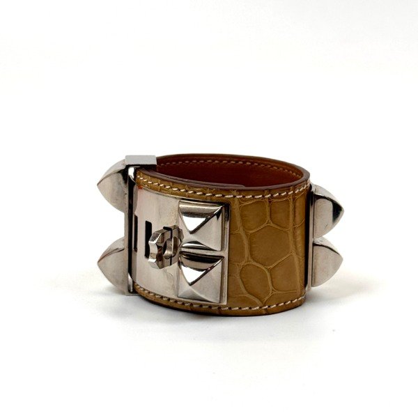 b202606825-hermes-alligator-cdc-collier-de-chien-bracelet-3 Hermes | Alligator CDC Collier de Chien Bracelet