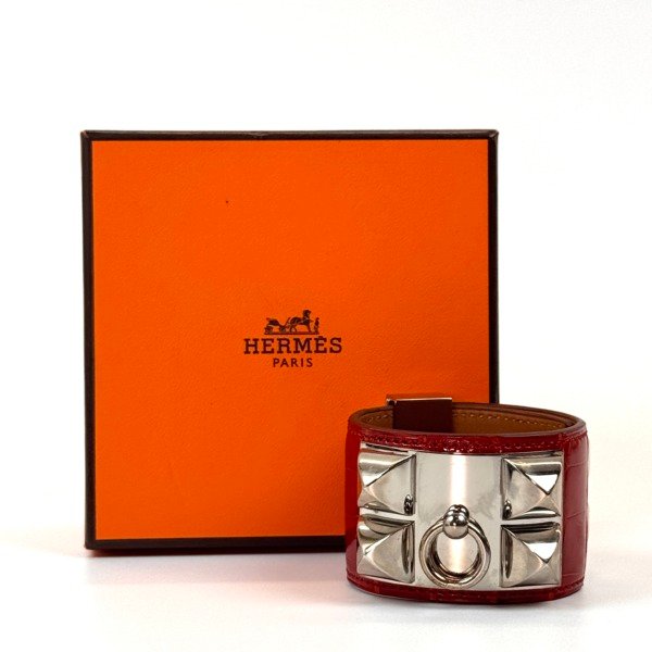 b202606827-hermes-alligator-cdc-collier-de-chien-bracelet-1 Hermes | Alligator CDC Collier de Chien Bracelet