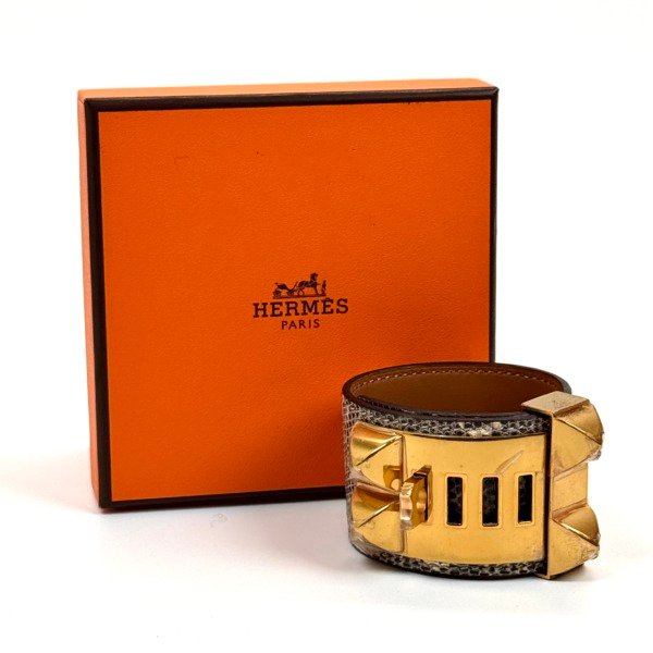 b202606829-hermes-lizzard-cdc-collier-de-chien-bracelet-1 Hermes | Lizzard CDC Collier de Chien Bracelet