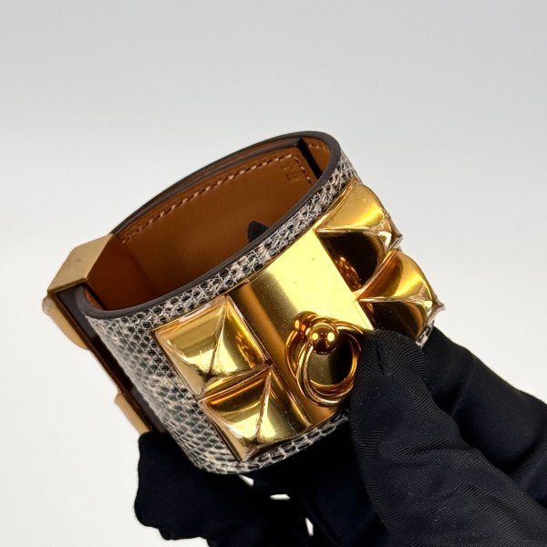 b202606829-hermes-lizzard-cdc-collier-de-chien-bracelet-2 Hermes | Lizzard CDC Collier de Chien Bracelet