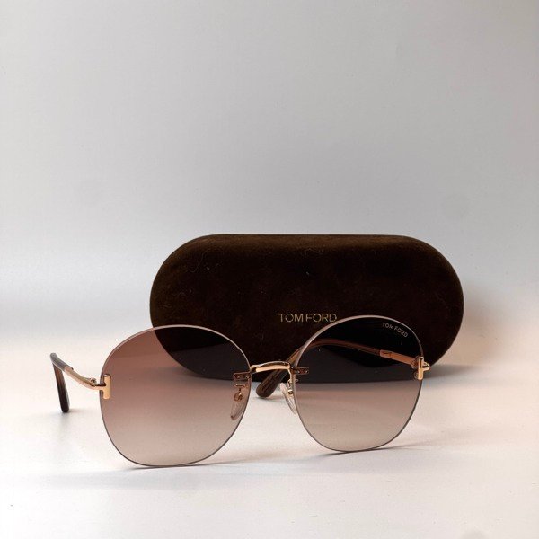 Pre-Owned/ Pre-Loved/ Second-Hand Others Tom Ford Sunglasses, Others in Brown Color,  Size, Front View