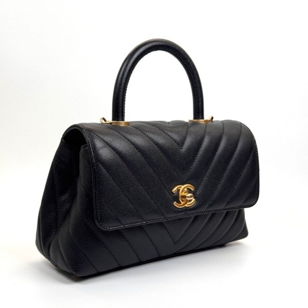 c202601874-chanel-chevron-coco-handle-cavair-2 Chanel | Chevron Coco Handle Cavair