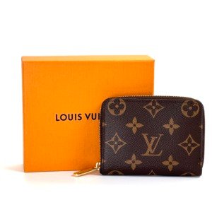 c202605802-louis-vuitton-lv-key-coin-zippy-purse-vivienne-holiday-collection-1 Pre-Owned/ Pre-Loved/ Second-Hand Louis Vuitton (LV) Key & Coin Zippy Purse, Vivienne Holiday Collection, Wallet in Monogram Color, Size, Front View