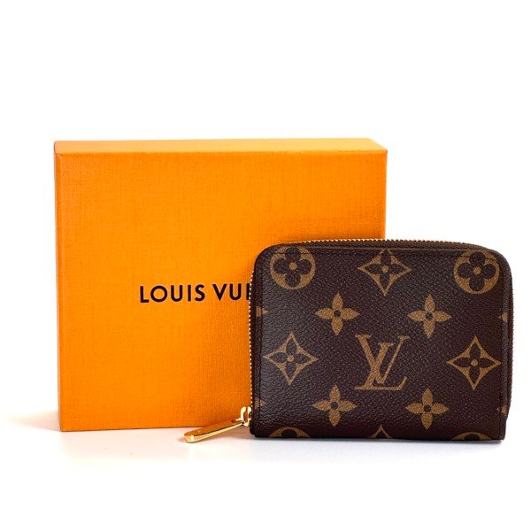 c202605802-louis-vuitton-lv-key-coin-zippy-purse-vivienne-holiday-collection-1 Pre-Owned/ Pre-Loved/ Second-Hand Louis Vuitton (LV) Key & Coin Zippy Purse, Vivienne Holiday Collection, Wallet in Monogram Color, Size, Front View