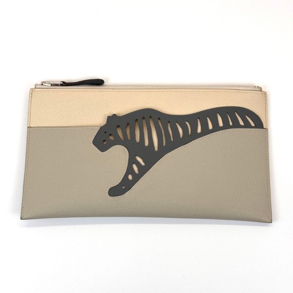 Hermes | Tiger Zip Pouch