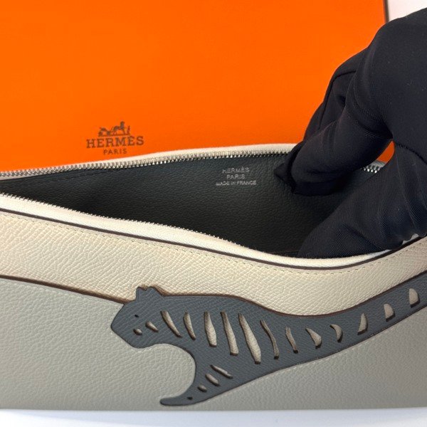 Hermes | Tiger Zip Pouch