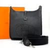 c202606877-hermes-evelyne-29 Pre-Owned/ Pre-Loved/ Second-Hand Hermes Evelyne 29, Bag in Black, Palladium Hardware Color, 29 Size, Front View