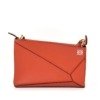 c202615879-loewe-puzzle-hobo Pre-Owned/ Pre-Loved/ Second-Hand Loewe Puzzle Hobo, Bag in Orange Color, Size, Front View