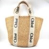 Pre-Owned/ Pre-Loved/ Second-Hand Others Chloe Woody Basket Bag, Bag in Brown Color, Large Size, Front View