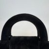 b202601887-chanel-black-velvet-small-kelly-bag-5 Chanel | Black Velvet Small Kelly Bag