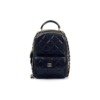 Pre-Owned/ Pre-Loved/ Second-Hand Chanel Mini Backpack Cavair, Bag in Black, Light Gold Hardware Color, Mini Size, Front View