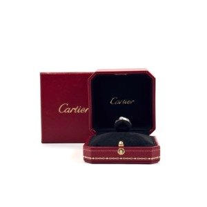 Pre-Owned/ Pre-Loved/ Second-Hand Cartier Diamond Love Ring, Ring in White Gold Color, 47, 0.23ct Diamond Size, Front View