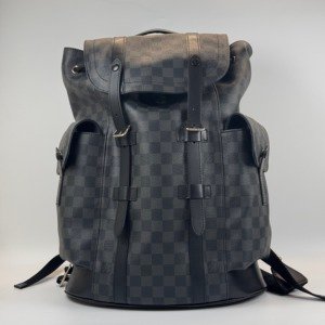 Pre-Owned/ Pre-Loved/ Second-Hand Louis Vuitton (LV) Christopher Backpack, Bag in Monogram Color,  Size, Front View