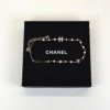 Pre-Owned/ Pre-Loved/ Second-Hand Chanel CC Pearl Necklace Costume Jewellery, Necklace in Silver, Black Color,  Size, Front View