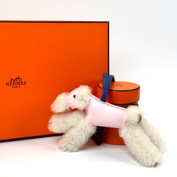 Pre-Owned/ Pre-Loved/ Second-Hand Hermes Buddy Charm, Others in Rose Darling Color,  Size, Front View