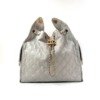 c202601962-chanel-medium-chanel-25-caviar-6 Pre-Owned/ Pre-Loved/ Second-Hand Chanel Medium Chanel 25 Caviar, Bag in Grey, Gold Hardware Color, Medium Size, Front View