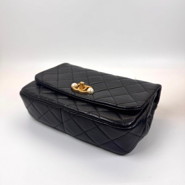 Chanel | Pearl Strap Seasonal Flap Bag in Calf