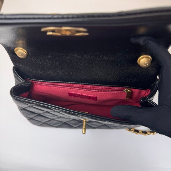 Chanel | Pearl Strap Seasonal Flap Bag in Calf