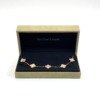 Pre-Owned/ Pre-Loved/ Second-Hand Van Cleef & Arpels (VCA) Mother Of Pearl Alhambra Bracelet , Bracelet in White, Yellow Gold Color, 19cm Size, Front View
